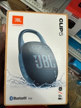 JBL Clip 5 Portable Bluetooth Speaker - Navy Blue